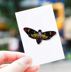 Deaths Head Moth Silence of the Lambs Enamel Pins small, durable, high quality accessories