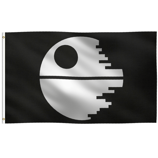 Star Wars Death Star Flag (Black)