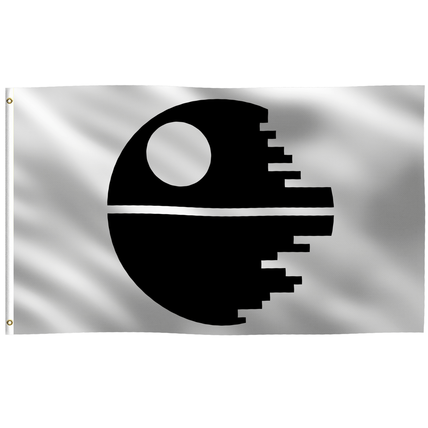 Star Wars Death Star Flag (White)