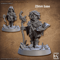 Deeproot Lurikeen Warrior (Base Sculpt B) - With Leaf Helmet / Potion Bottle / Staff