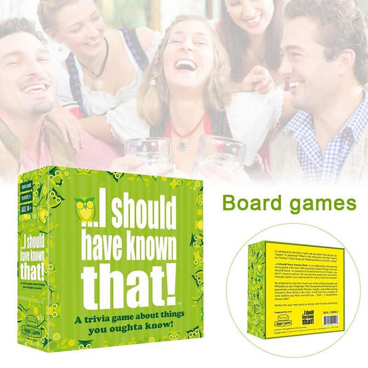 I Should Have Known That Puzzle Game English Card Board-DungeonDice1