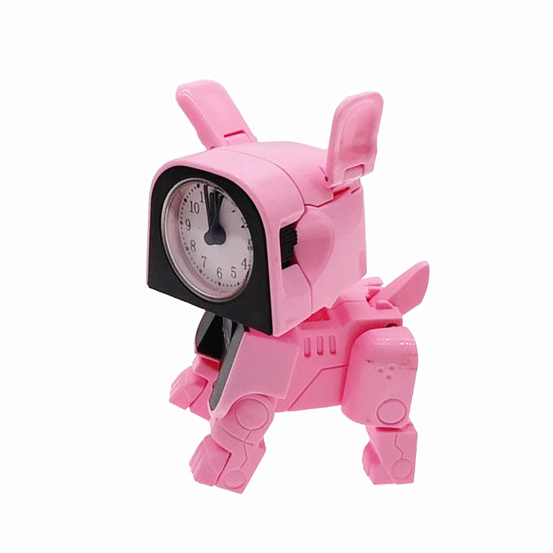 Deformation Robot Alarm Clock Creative Mini And Simple