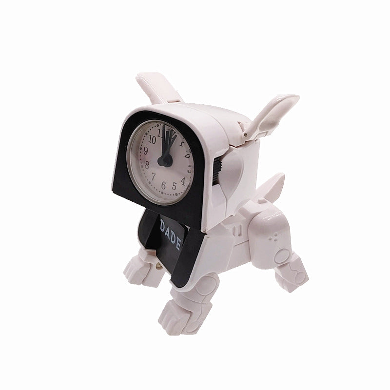 Deformation Robot Alarm Clock Creative Mini And Simple