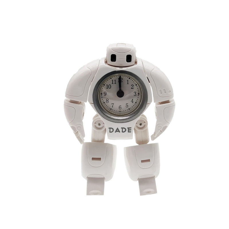 Deformation Robot Alarm Clock Creative Mini And Simple