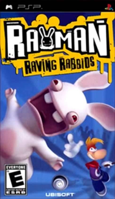 Rayman Raving Rabbids (PSP) - Game Manual Only
