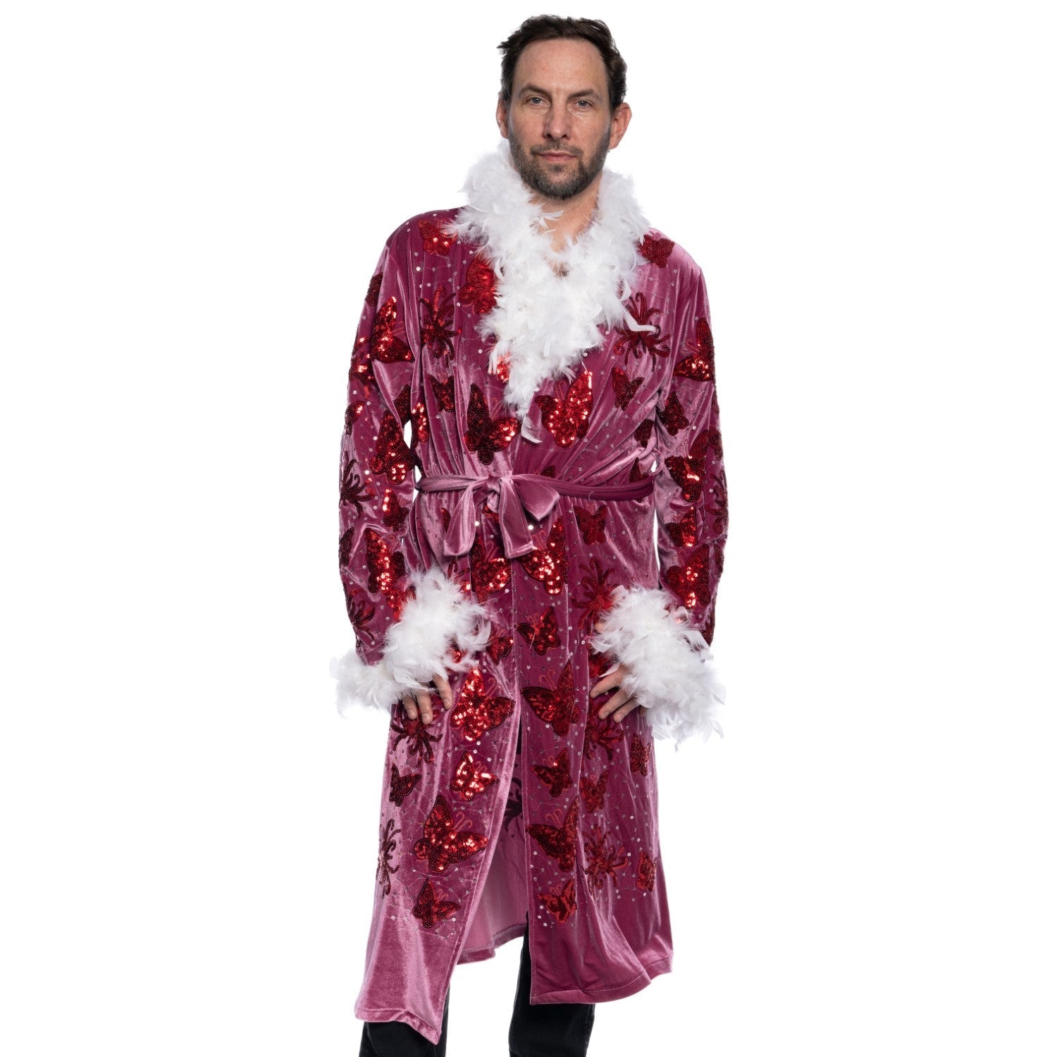 Deluxe Wrestling Nature Boy Halloween Cosplay Costume Robe