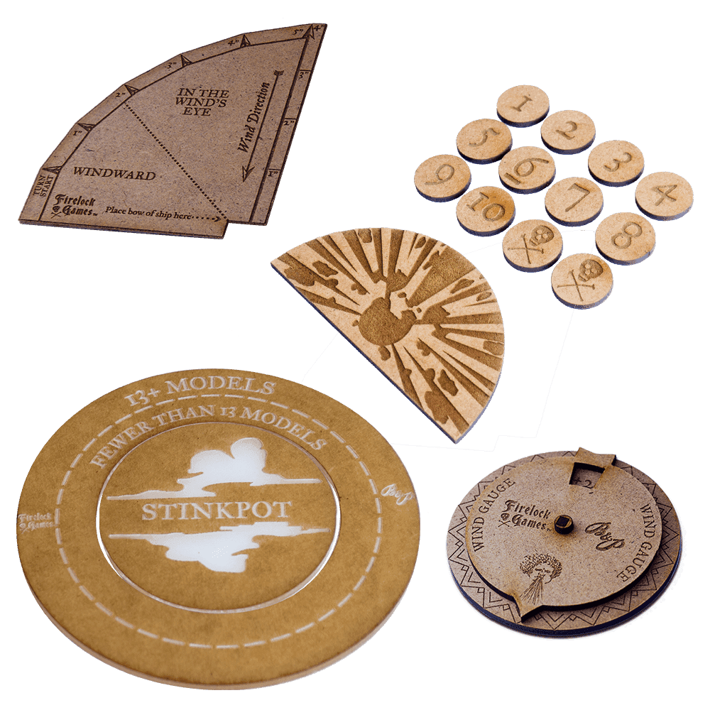 Blood & Plunder: Deluxe Template Set - 