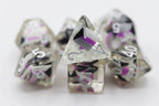 Foam Brain Games Pride Flag RPG Dice Set - Demisexual