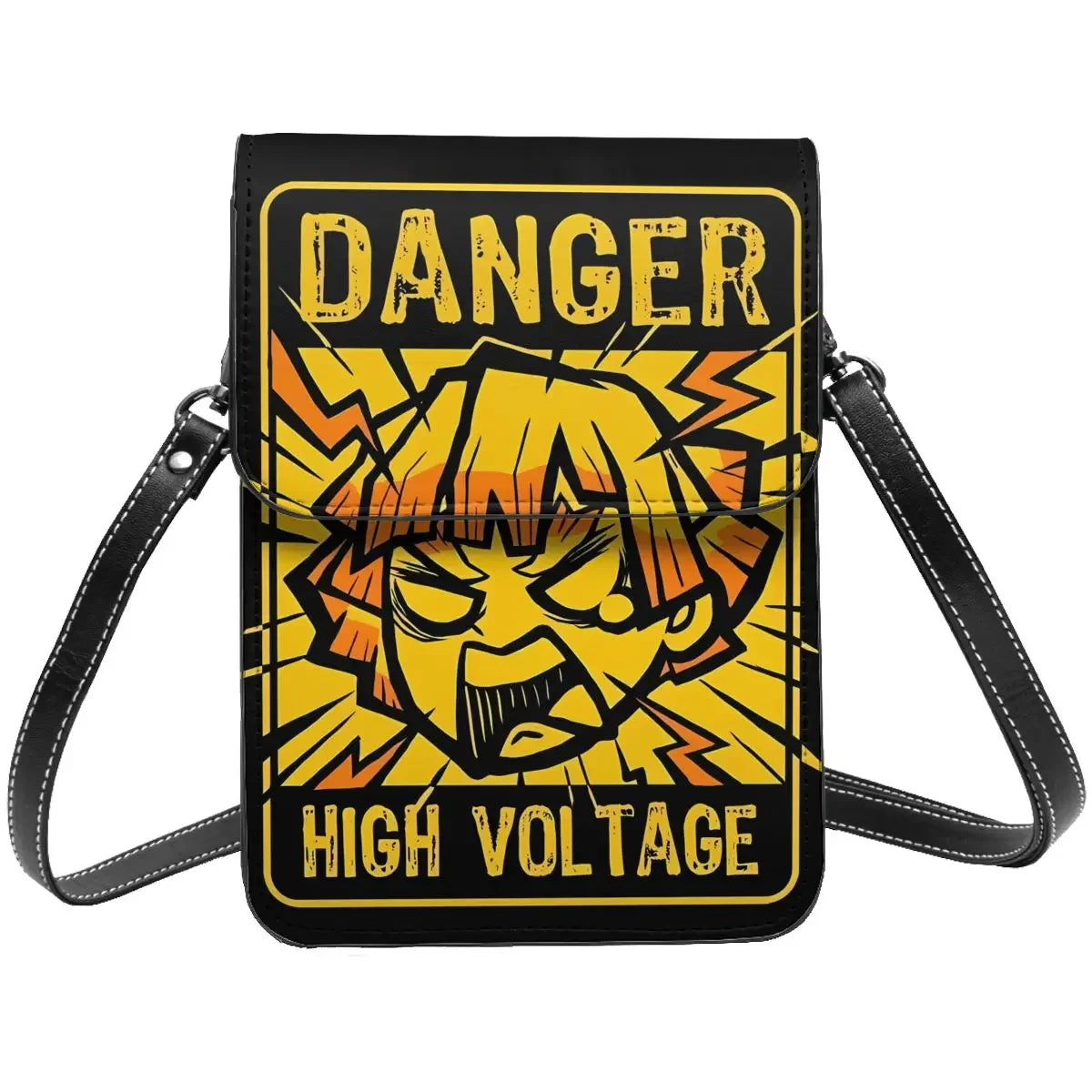 Demon Slayer Crossbody Wallet Cell Phone Bag Shoulder Bag Cell Phone Purse Adjustable Strap