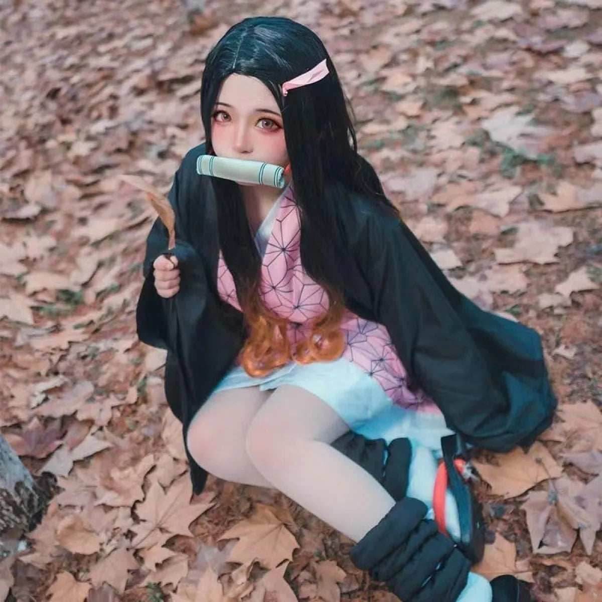 Nezuko Cosplay - Suit / S / Kimetsu