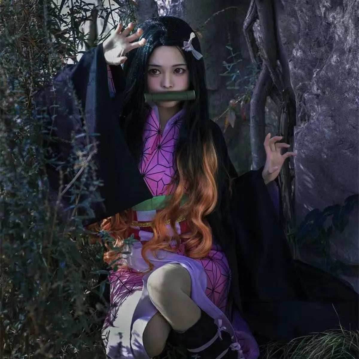 Nezuko Cosplay - Suit / S / Kimetsu