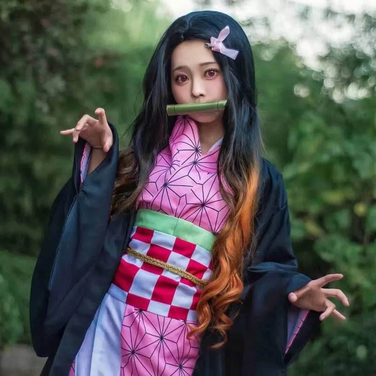Nezuko Cosplay - Suit / S / Kimetsu
