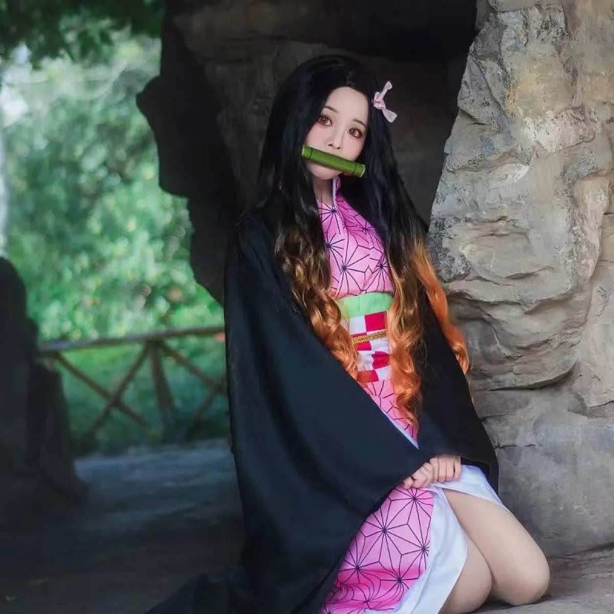 Nezuko Cosplay - Suit / S / Kimetsu