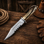 Demon Supernatural Movie Knife – D2 Steel Antler Handle Replica