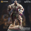 Derek Matthews, The Jawbreaker (Male Human Brawler) - 32mm Scale