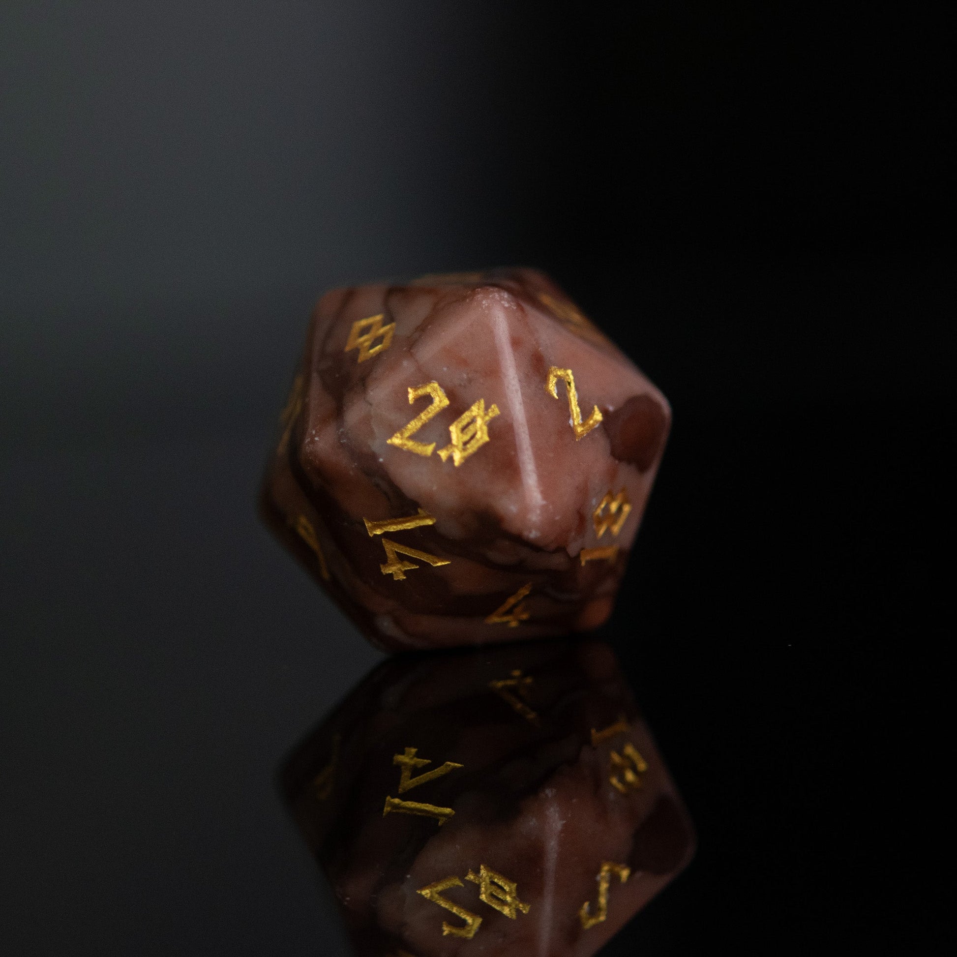 Desert Jasper Stone Dice Set