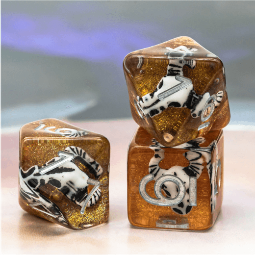 Desert Bull Head RPG Dice Set - 