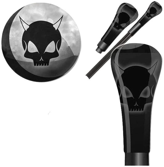 Devil's Skull Avenger Elegant Walking Cane