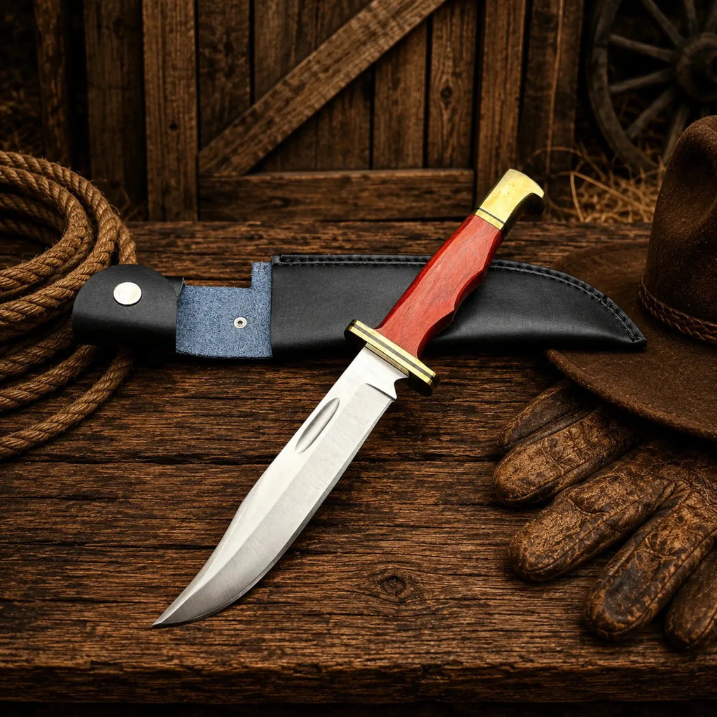 Dexter's First Knife Replica – D2 Steel Blade Wood Handle