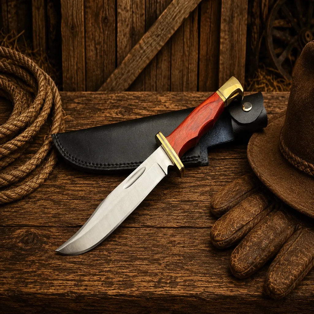 Dexter's First Knife Replica – D2 Steel Blade Wood Handle