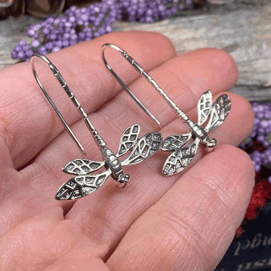 Elegant Dragonfly Earrings - 