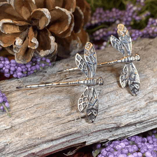 Elegant Dragonfly Earrings - 