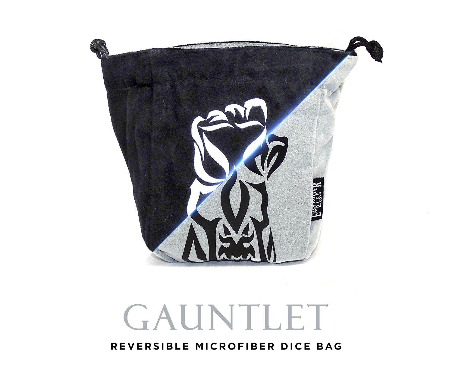 Gauntlet Reversible Microfiber Self-Standing Large Dice Bag - 