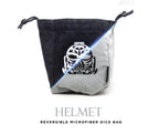 Helmet Reversible Microfiber Self-Standing Large Dice Bag - Role-Players
