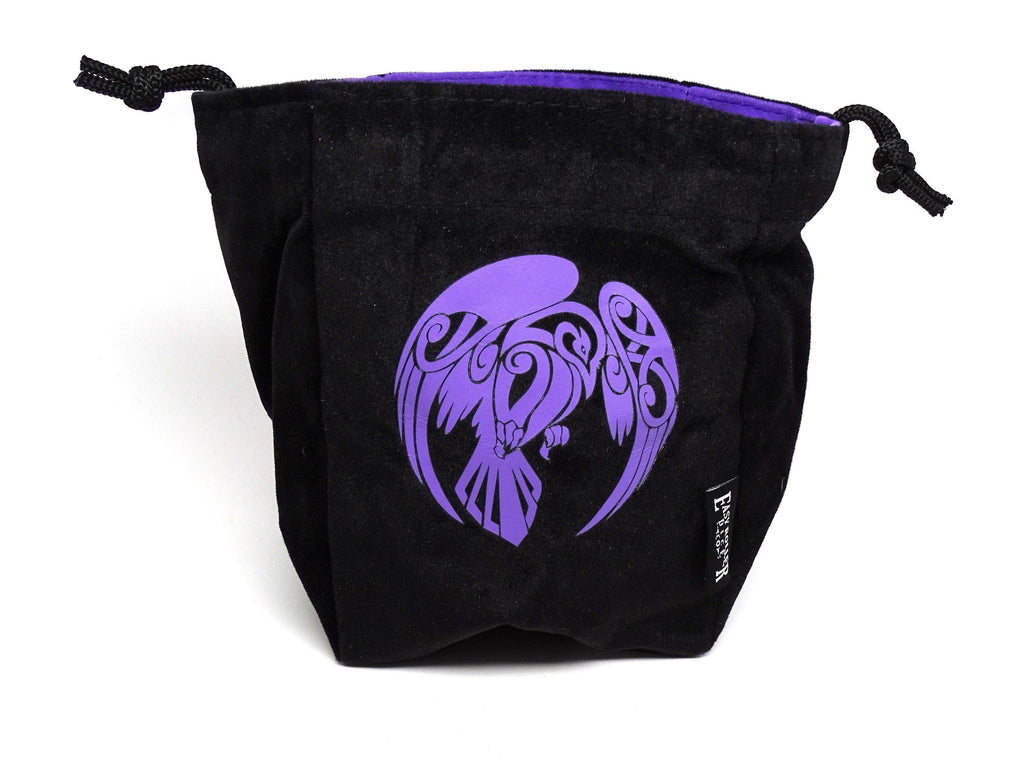 Raven Reversible Microfiber Self-Standing Large Dice Bag - Role-Players