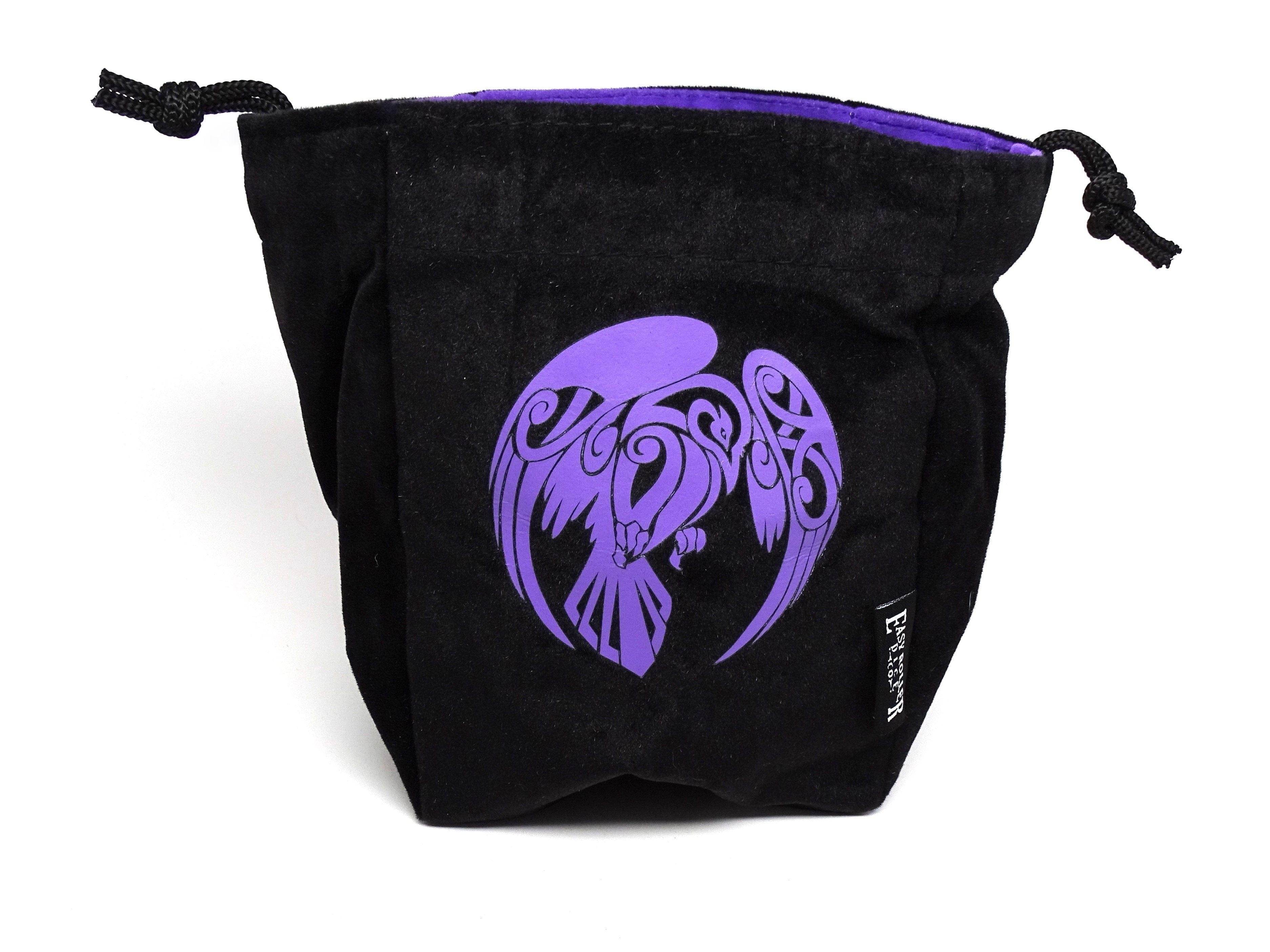 Raven Reversible Microfiber Self-Standing Large Dice Bag - Role-Players