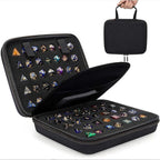 Dice Collection - DND Dice Set Storage Box + Zippered Dice Case + Logo Badge