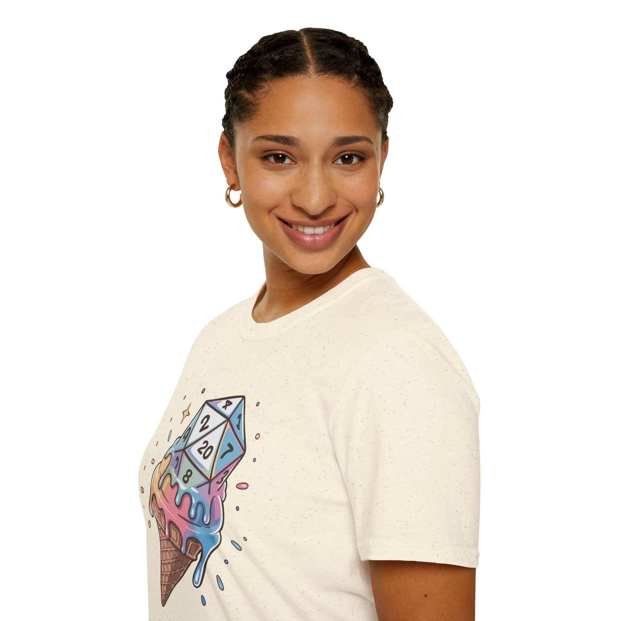 Dice Cream DnD Shirt - Navy / S