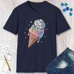 Dice Cream DnD Shirt - Navy / S