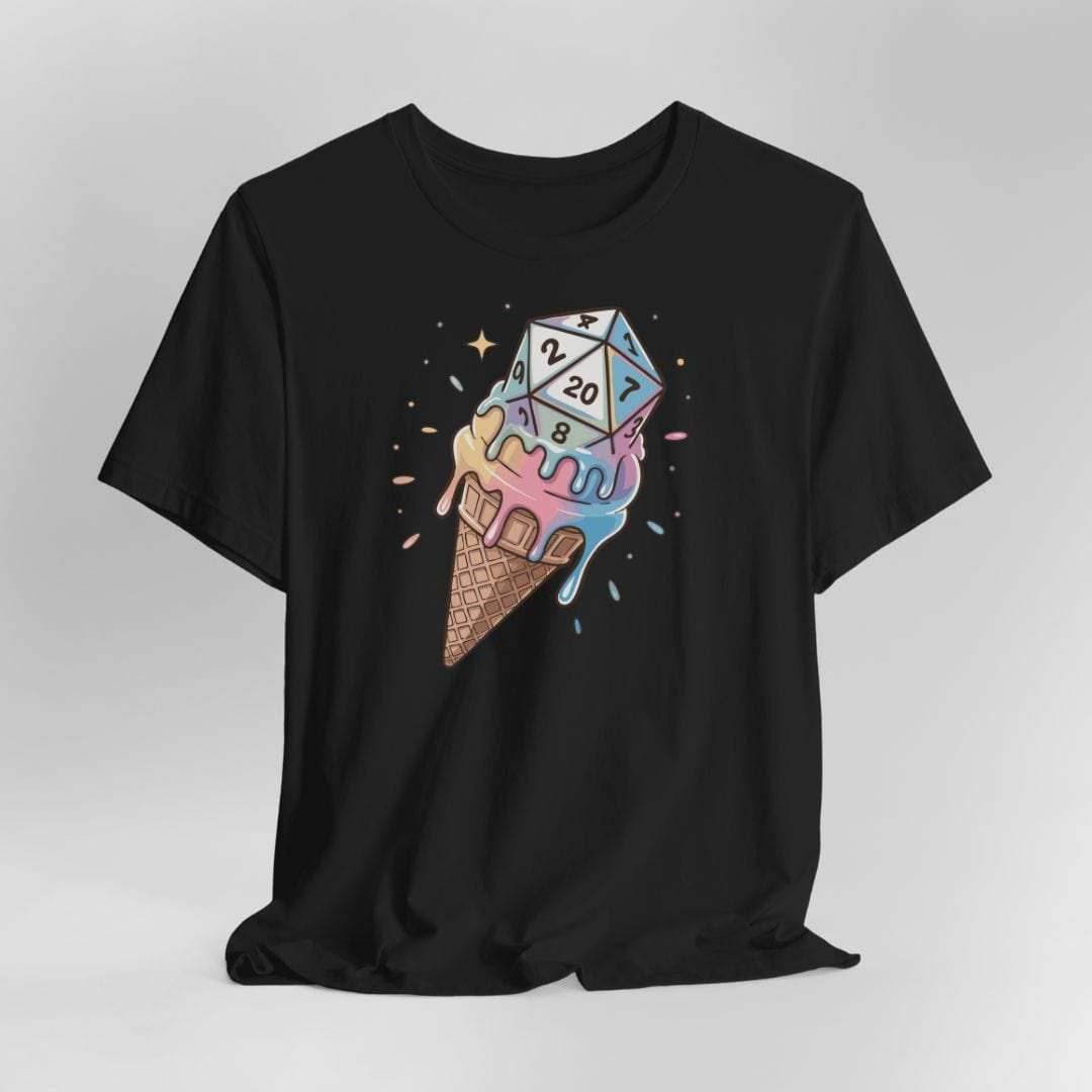 Dice Cream DnD Shirt - Black / S