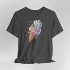 Dice Cream DnD Shirt - Dark Heather / S