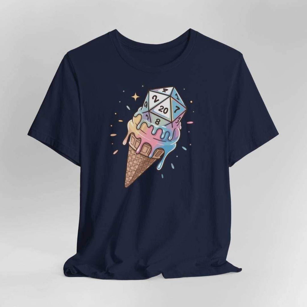 Dice Cream DnD Shirt - Navy / S