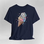 Dice Cream DnD Shirt - Navy / S