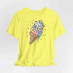 Dice Cream DnD Shirt - Cornsilk / S