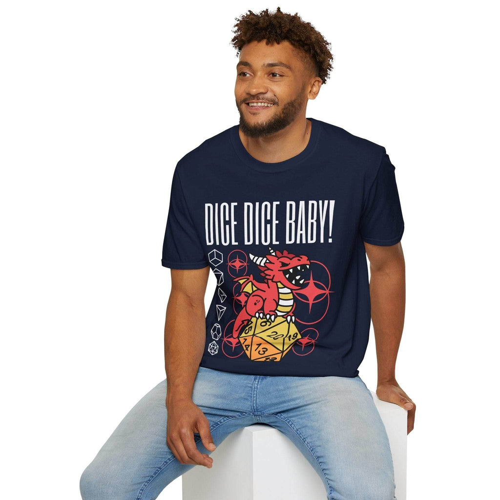 Dice Dice Baby D&D Shirt - Black / S