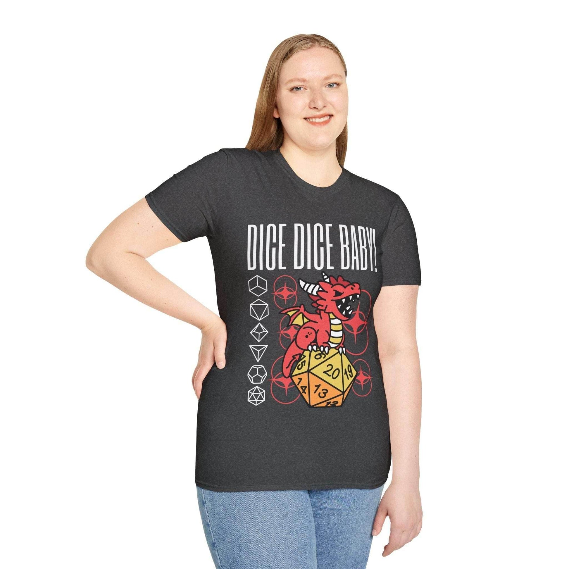 Dice Dice Baby D&D Shirt - Black / S