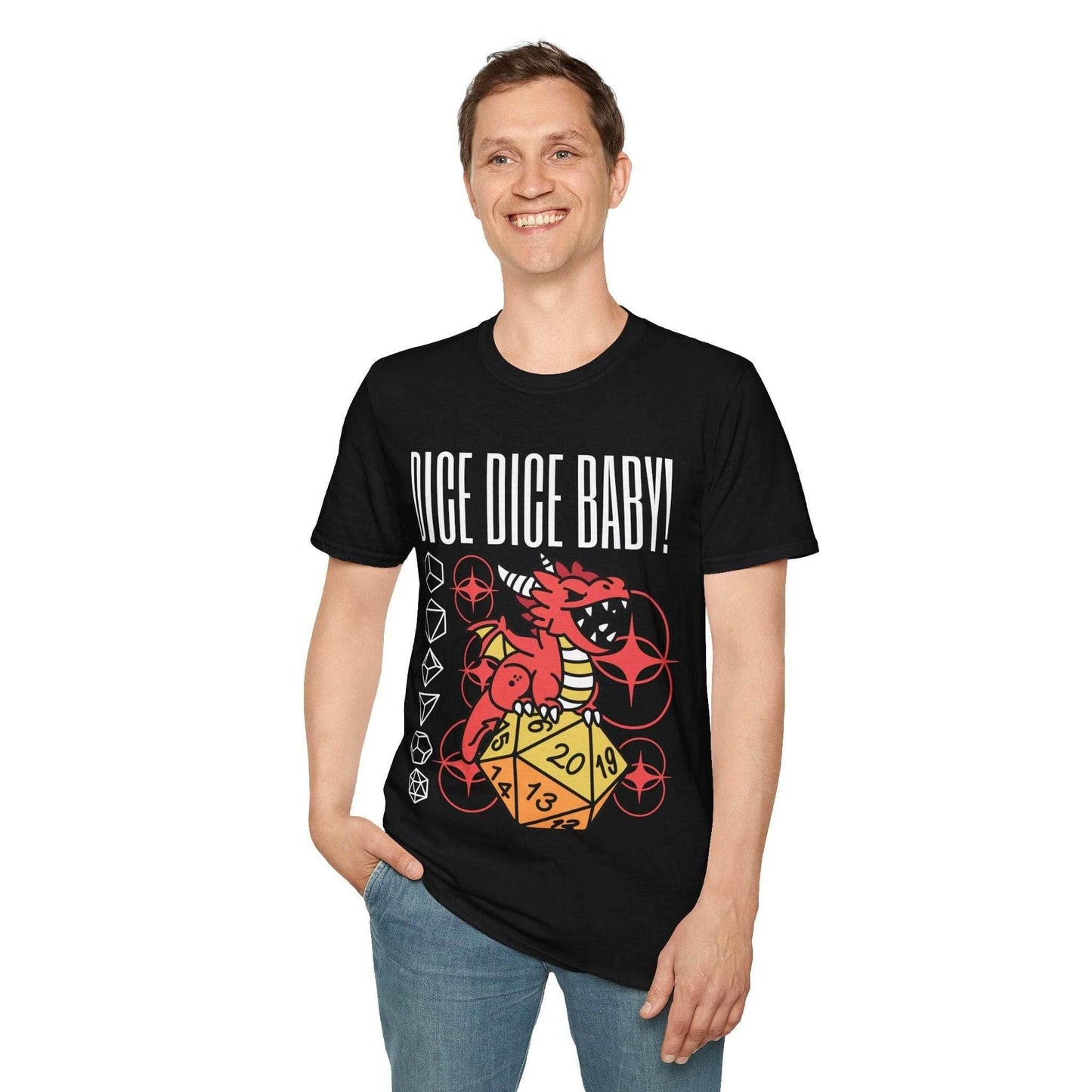 Dice Dice Baby D&D Shirt - Black / S