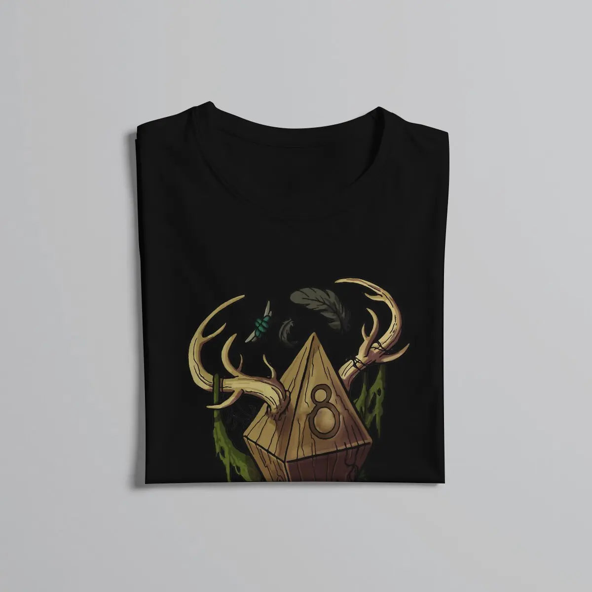 Dice Druid TShirt For Male DnD Game Clothing Novelty Polyester T Shirt Soft