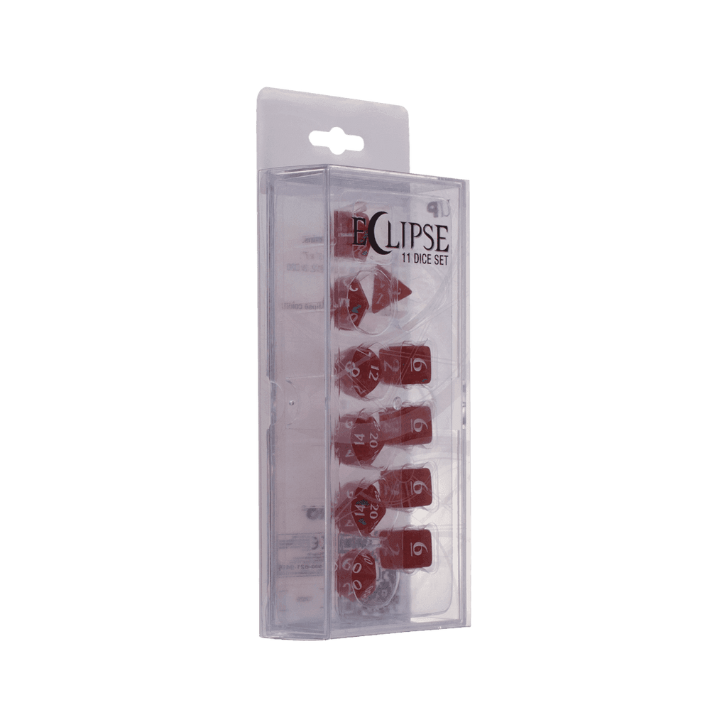 Ultra PRO: 11-Dice Set - Eclipse (Apple Red) - 