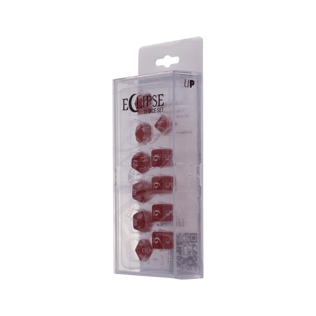 Ultra PRO: 11-Dice Set - Eclipse (Apple Red) - 