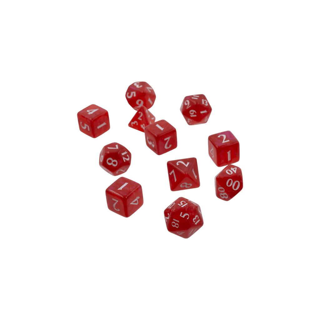 Ultra PRO: 11-Dice Set - Eclipse (Apple Red) - 