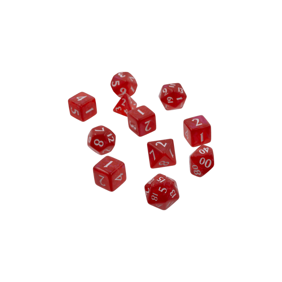 Ultra PRO: 11-Dice Set - Eclipse (Apple Red) - 