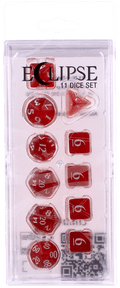 Ultra PRO: 11-Dice Set - Eclipse (Apple Red) - 