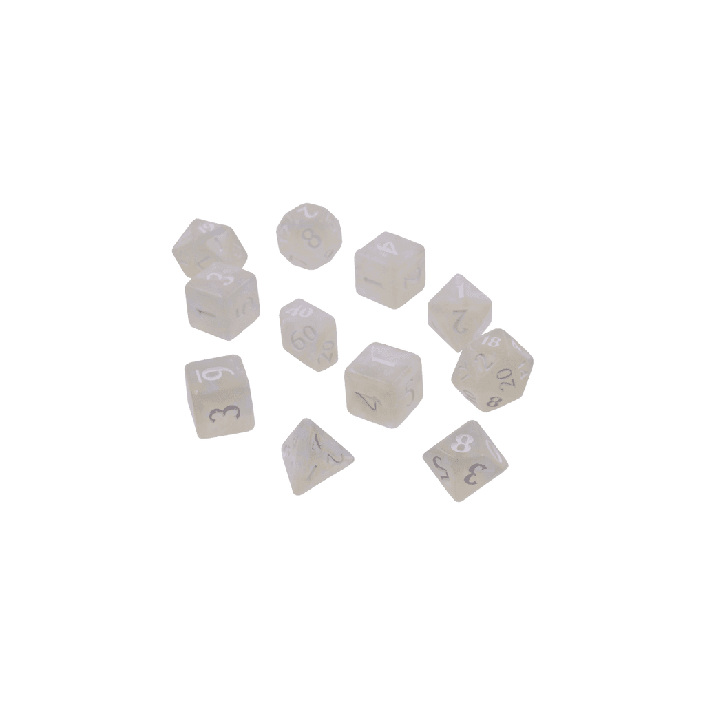 Ultra PRO: 11-Dice Set - Eclipse (Arctic White) - 