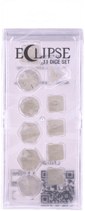 Ultra PRO: 11-Dice Set - Eclipse (Arctic White) - 
