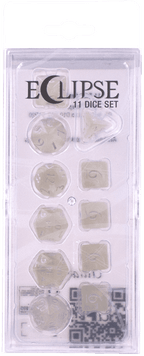 Ultra PRO: 11-Dice Set - Eclipse (Arctic White) - 